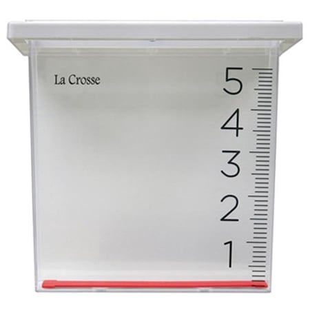 La Crosse Technology La Crosse 705-109 Clear Plastic Rain Gauge 173026